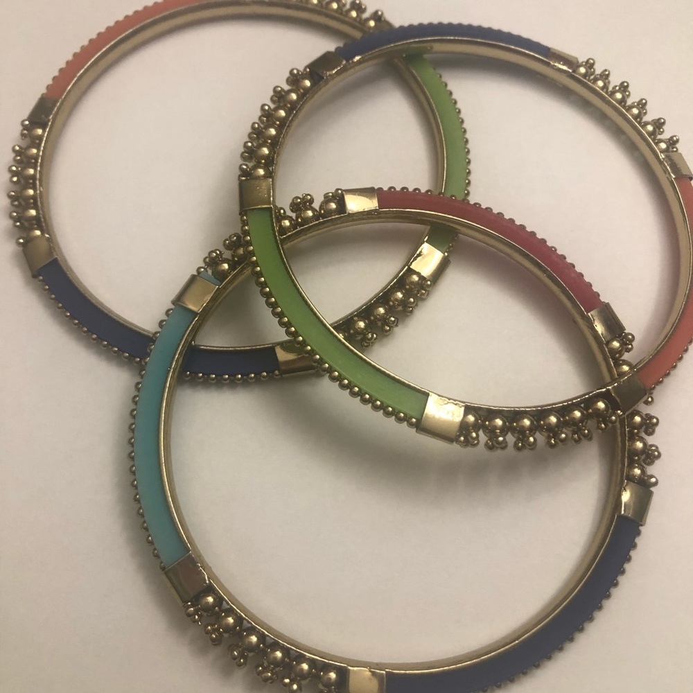 Trendy Multi colored bangles - Picture 2 of 10